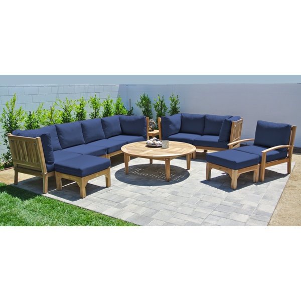 Willow Creek Designs Huntington Teak 4 Person Outdoor Seating Group